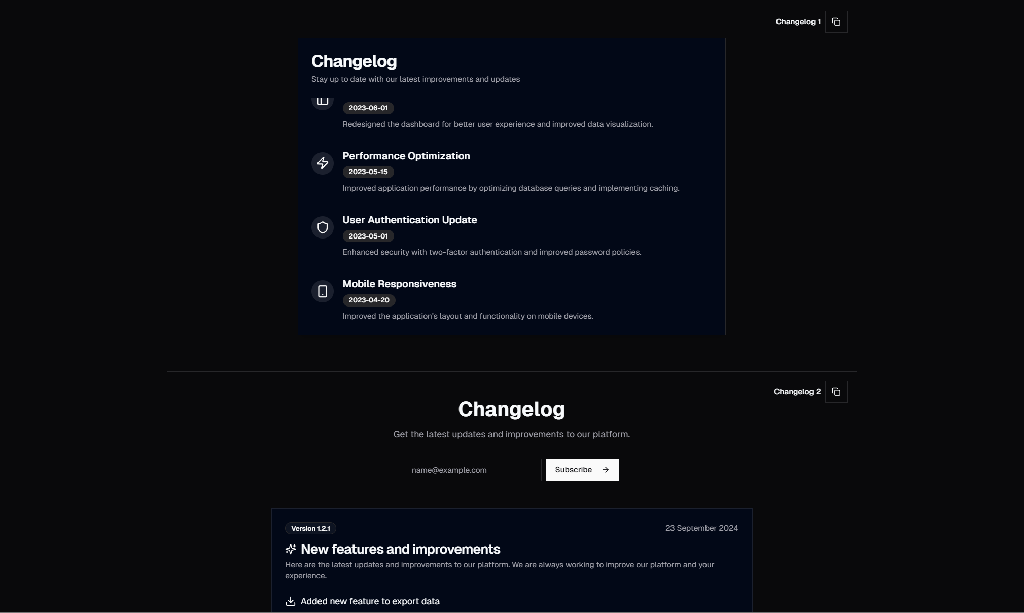 10 Changelog Components for Product Updates cover image