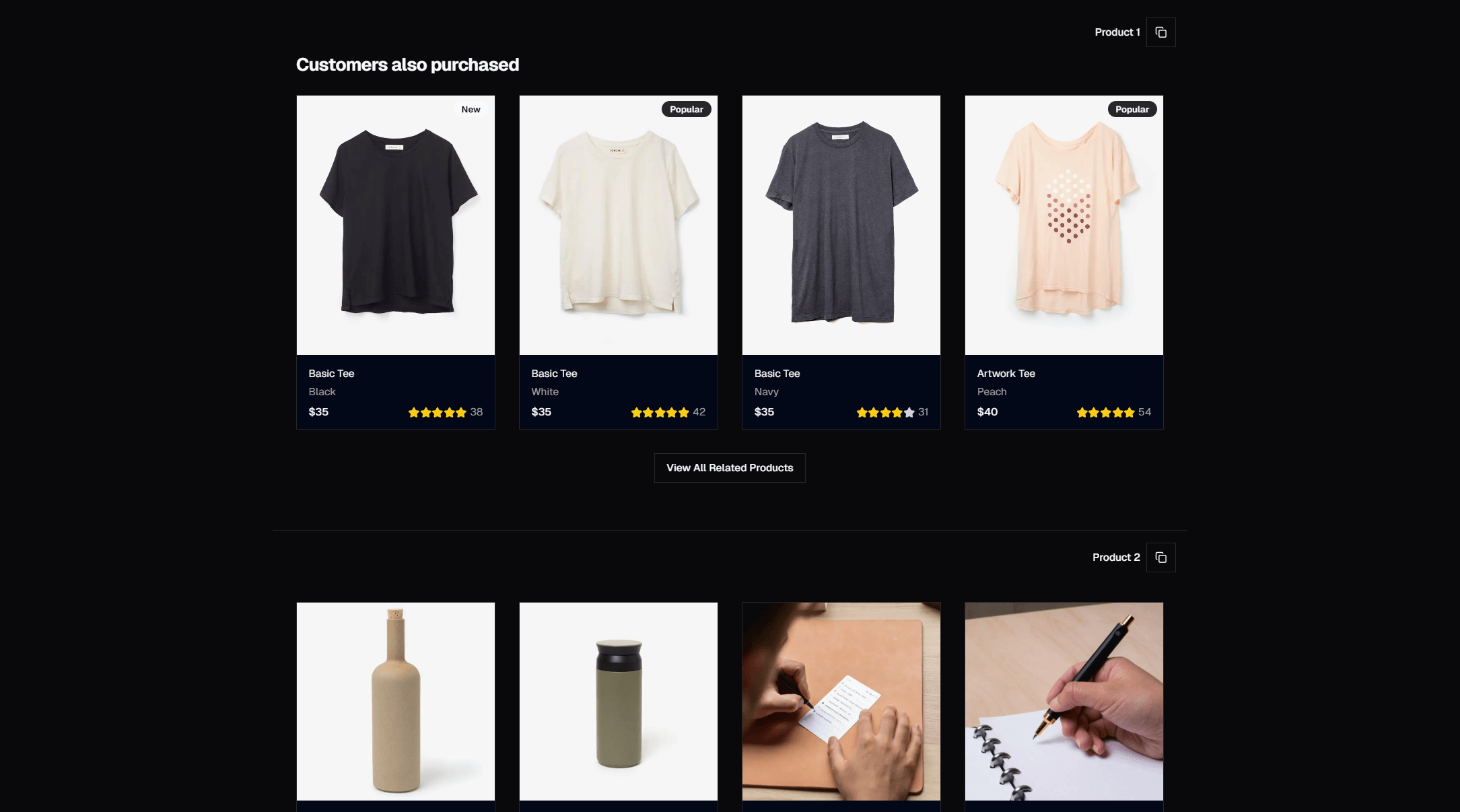 25 Product List & Product Grid Components for E-commerce cover image